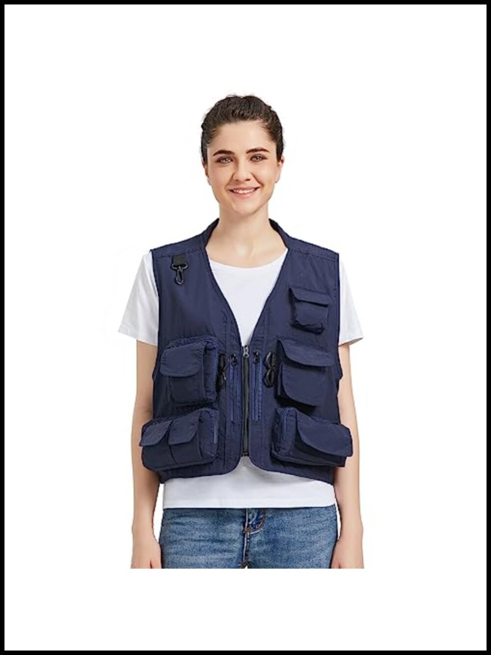 Ziker Women Breathable Outdoor Safari Travel Fishing Vest